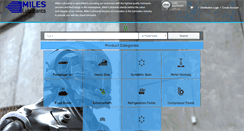 Desktop Screenshot of mileslubricants.com